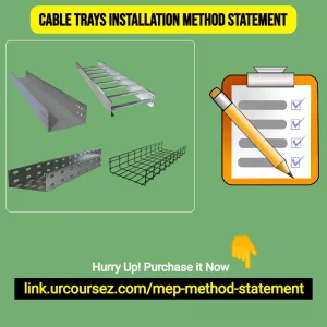 Cable Trays installations Method Statement - urcoursez